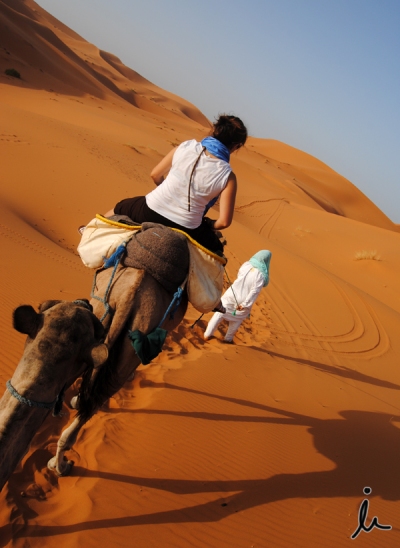 Paseo en dromedario por el desierto Marruecos